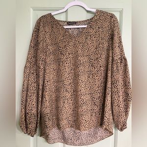 Spotted womens blouse